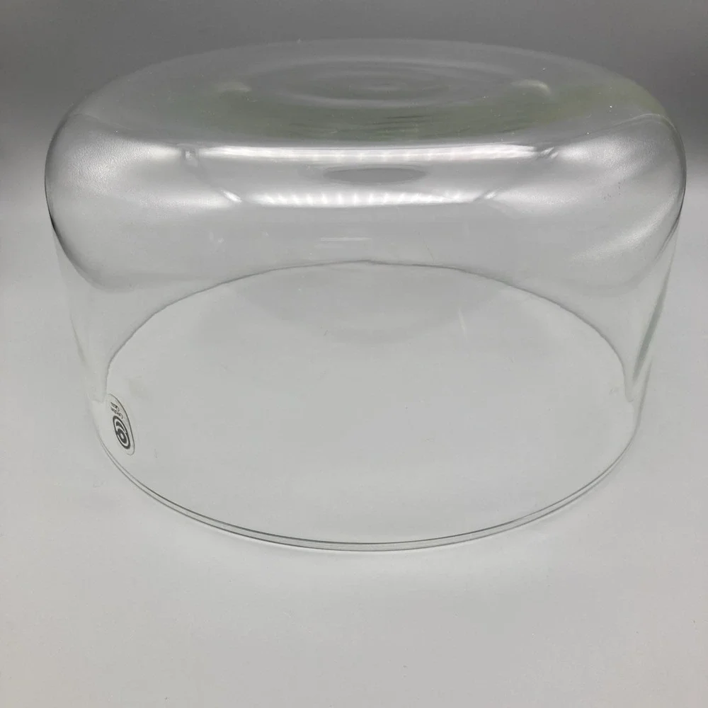 Vintage Clear Creative Glass By Corning Stackable Round Bowl Canister W/Lid
